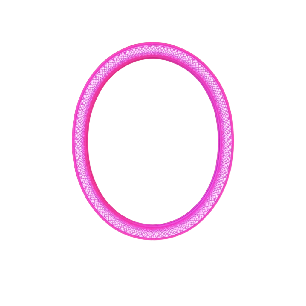 Pink Textured Circle